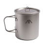 Кружка GORAA Titanium с крышкой 0,6L (Титан, 600мл)